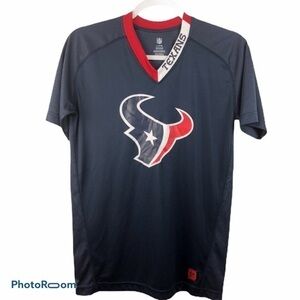 NFL Houston Texans V-Neck Short Sleeve Tee. EUC.